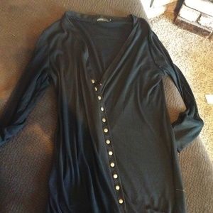 Size large long sleeve button-up sweater